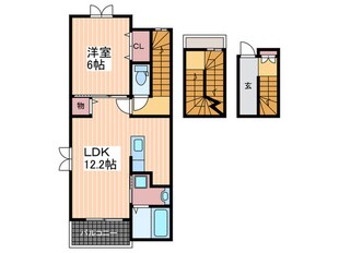 パルテールⅢの物件間取画像